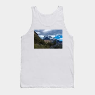 Cloud covered mountain Tank Top